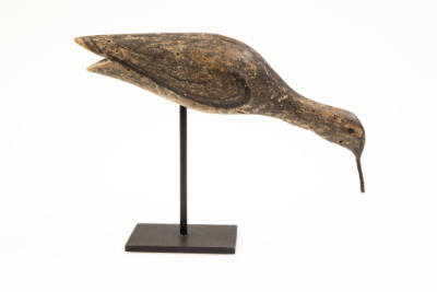 Artist unidentified, “Yellowlegs,” United States, 1895–1905, Paint on wood with metal beak, 3 1…