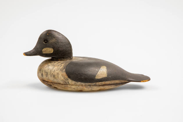 John Winsor, (dates unknown), “Bufflehead Hen”, Duxbury, Massachusetts, c. 1890, Paint on wood,…