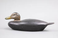 Roswell E. Bliss, (1887–1967), “Black Duck”, Strafford, Connecticut, c. 1940, Paint on wood wit…