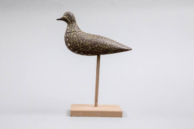 Charles F. Coffin, 1835–1919, “Golden Plover”, Nantucket, Massachusetts, 1905–1915, Paint on wo…