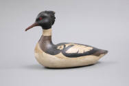 Lothrop T. Holmes, (1824–1899), “Red-Breasted Merganser Drake”, Kingston, Massachusetts, 1860–1…