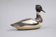 Lothrop T. Holmes, (1824–1899), “Red-Breasted Merganser Drake”, Kingston, Massachusetts, 1860–1…