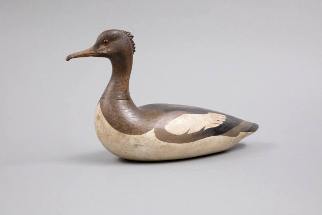 Lothrop T. Holmes, (1824–1899), “Red-Breasted Merganser Hen”, Kingston, Massachusetts, 1860–187…