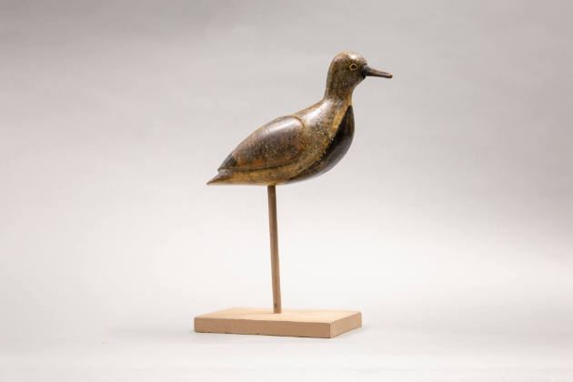 Captain Al Ketchum, “Black-bellied Plover”, Long Island, New York, c. 1900–1945, Paint on wood …