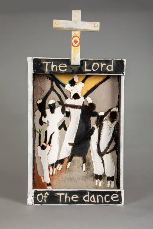 W. Hemmerling, “The Lord of the Dance,” Ponchatoula, Louisianna, n.d., Paint on wood, 33 7/8 × …