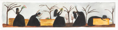 Mary Frances Whitfield (b. 1947), “Lost Children”, Birmingham, Alabama, 9 May 2000, Watercolor …