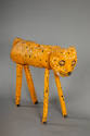 Artist unidentified, “Leopard”, Brasil, n.d., Paint on wood, 27 × 34 × 12 in., Collection of th…