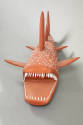Artist unidentified, “Shark”, Australia, n.d., Paint on wood, 16 × 50 × 16 in., Collection of t…