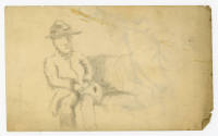 John Kane, (1860–1934), “Untitled (double-sided)”, Pittsburgh, Pennsylvania, n.d., Pencil on cr…