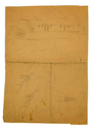 John Kane, (1860–1934), “Untitled (double-sided)”, Pittsburgh, Pennsylvania, n.d., Pencil on Ma…