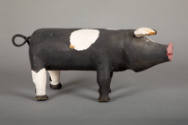 Felipe Benito Archuleta, (1910–1991), “Baby Boar”, Tesuque, New Mexico, 1977, Paint on wood wit…