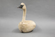 Artist unidentified, “Swan”, Maryland, 20th century, Paint on wood, glass eyes, 17 × 11 1/4 × 5…