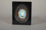 Deborah Goldsmith Throop (1808–1836), “Miniature Self-Portrait”, Madison County, New York, Late…