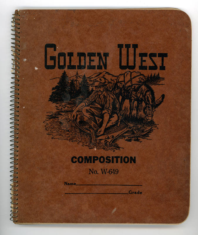 Melvin Edward Nelson, (1908–1992, United States), “Notebook (“Golden West”)”, Colton, Oregon, M…