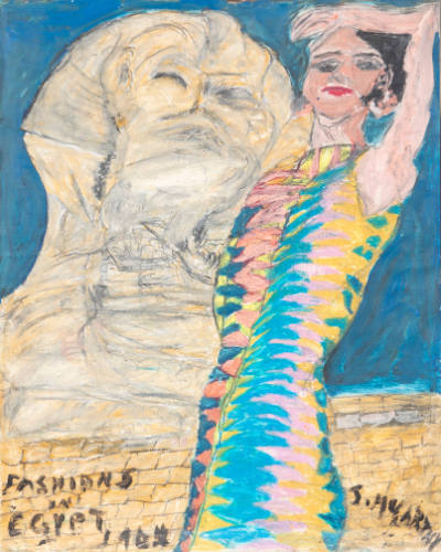Justin McCarthy, (1891–1977), “Fashions in Egypt”, Weatherly, Pennsylvania, 1964, Pencil, acryl…