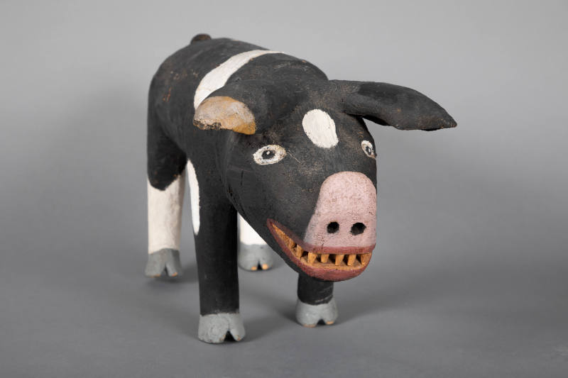Felipe Benito Archuleta, 1910–1991, “Pig”, Tesuque, New Mexico, December 8, 1977, Plastic rope …