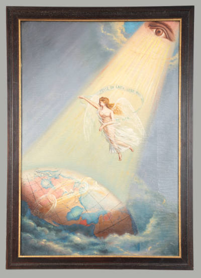 Artist unidentified, “Peace on Earth, Good Will to Men”, Northeastern or Midwestern United Stat…