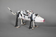 David (Israel) Smith, “Oppossum”, United States, n.d., Plastic and paint on wood, 12 3/4 x 31 x…