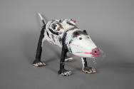 David (Israel) Smith, “Oppossum”, United States, n.d., Plastic and paint on wood, 12 3/4 x 31 x…