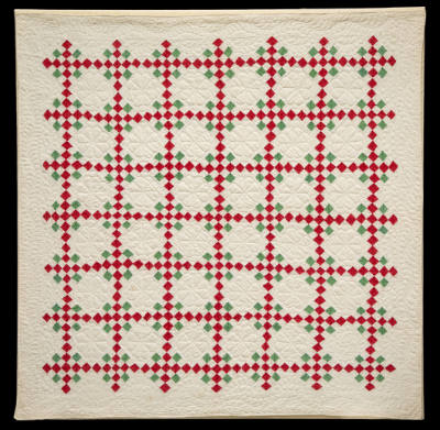 Artist unidentified, “25 Patch Quilt”, United States, c. 1890, Cotton, 36.5 x 37 in., Collectio…