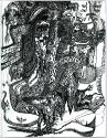 Ody Saban, “Notebook no 4”, Istanbul, Turkey, 1994, India ink on paper, overall: 8 5/8 x 6 5/8 …