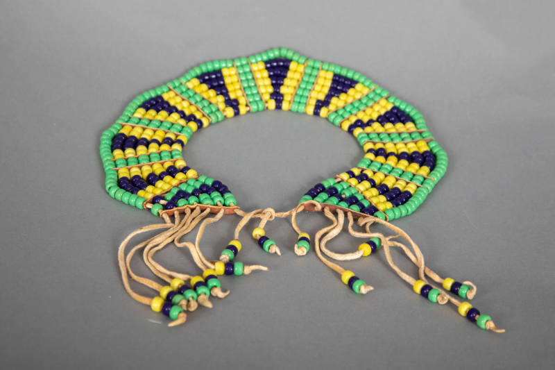 St. EOM, “Necklace”, Buena Vista, Georgia, United States, 1957–1986, Plastic beads on leather, …