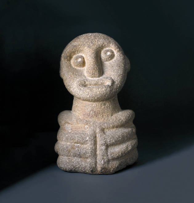 Barbus Müller, “Untitled”, Chambon-sur-Lac, France, c. 1907–1919, Granite, 16 x 9 x 8 in., Coll…