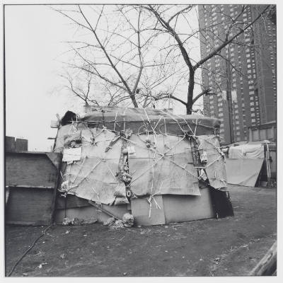 Margaret Morton, “Untitled, "Fragile Dwelling" series”, New York City, c. 1990–2000, Black-and-…