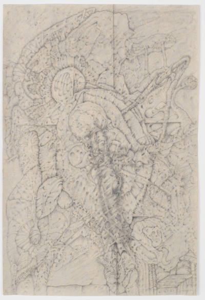 Michael Reddick, “Untitled”, Prague, Czech Republic, c. 1970, Pastel on paper, 18 x 12 in., Col…