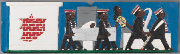 Herbert Singleton, Jr., (1945–2007), “Jazz Funeral”, New Orleans, Louisiana, n.d., Carved and p…