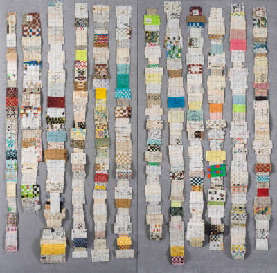 Geri Forkner (b.1945), “365 Days of the Year”, Sweetwater, Tennessee, n.d., Found paper, 96 x 9…