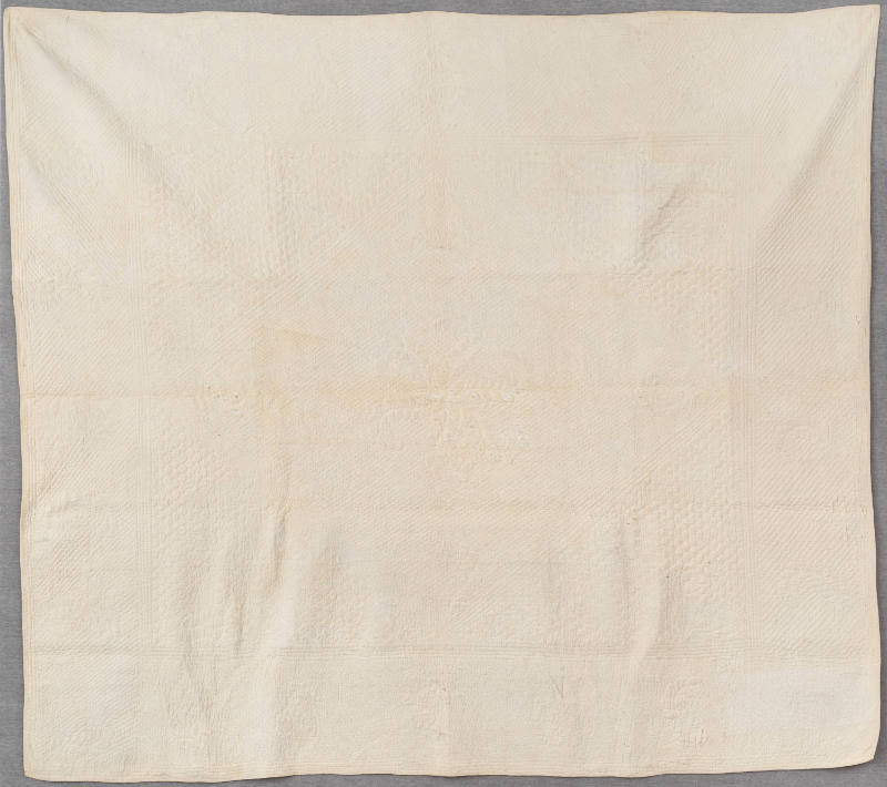 Anna Page Bromham, “Anna Bromham Whitework Quilt”, New Haven, Connecticut, 1825 - 1835, Cotton,…