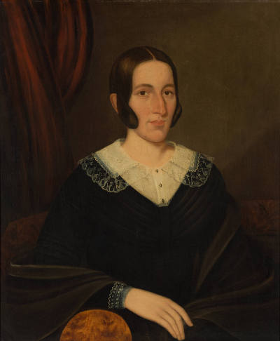 Joseph Whiting Stock, “Mrs. Mary Whipple”, United States, n.d., Oil on canvas, 30 × 25 in., Col…
