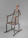 Thornton Dial Sr., “Chair”, Bessemer, Alabama, c. 1995, Steel, acrylic and rubber, 55 x 23 1/2 …