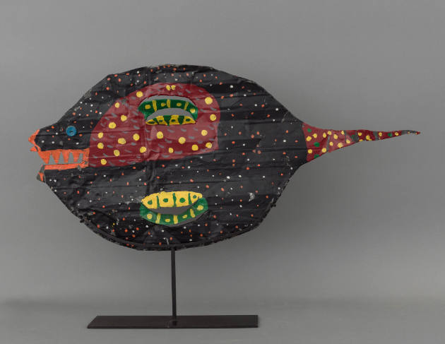 David Butler, “Untitled”, Patterson, Louisiana, c.1970–1990, Enamel and matte paint on metal, w…