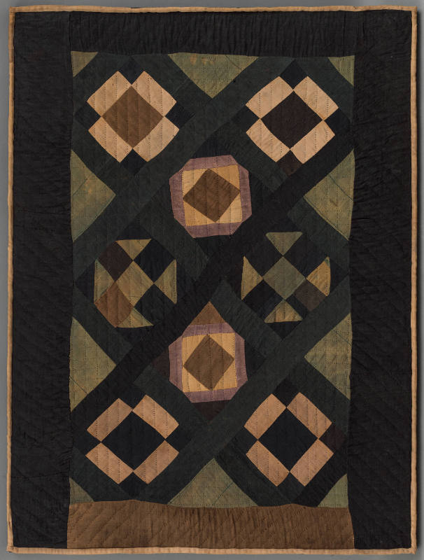Susan Smucker, “Shoo-Fly Quilt”, Holmes County, Ohio, c. 1985, Cotton, 26 x 34 in., Collection …