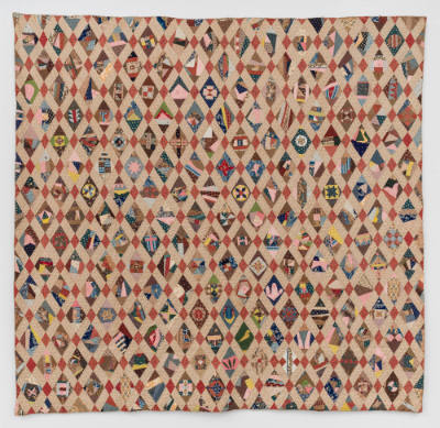 Artist unidentified, “Crazy Quilt”, Millersville, Lancaster, Pennsylvania, Late 19th Century, C…