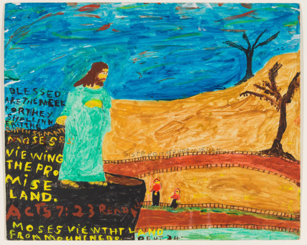 Sister Gertrude Morgan, “Moses Viewing the Promised Land”, New Orleans, Louisiana, United State…