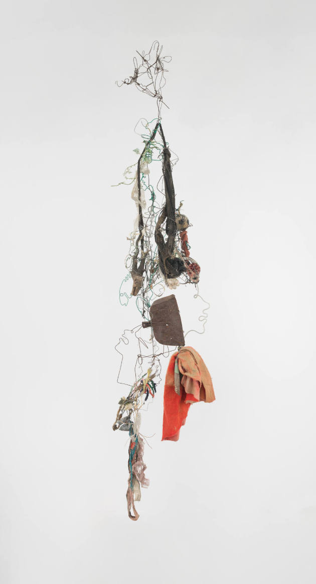 Lonnie Holley, “Untitled”, Alabama, United States, Before 2006, Bottle, wires, cloth, and found…