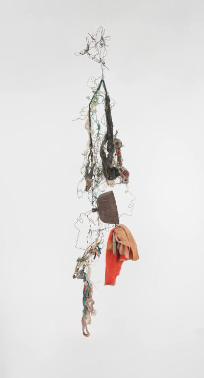 Lonnie Holley, “Untitled”, Alabama, United States, Before 2006, Bottle, wires, cloth, and found…