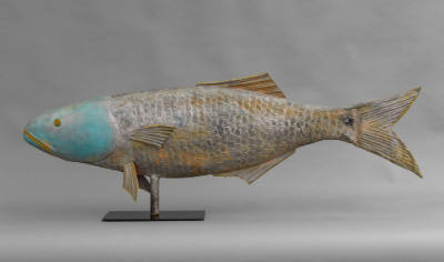 Artist unidentified, “Fish Weathervane”, Possibly Massachusetts or New York, Last quarter 19th …