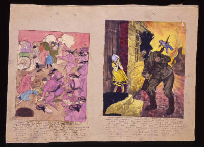 Untitled ("This Human Fiend...")
Henry Darger (1892- 1973)
Photographed by Gavin Ashworth