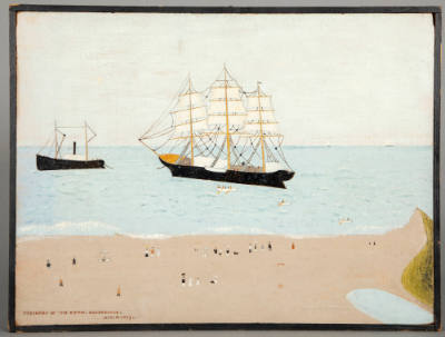 Thomas Birch, “Stranding of the Otto, Sagaponack, Aug. 3, 1897”, Long Island, New York, 1897, O…