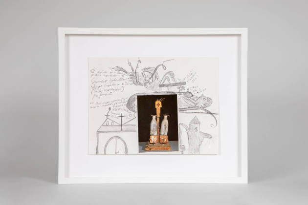 Jesuys Crystiano, “Untitled”,  Ilheus, Bahia state, Brazil, 2014, Graphite and magazine clippin…