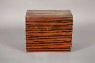 Artist unidentified, “Box”, Maine, 1830–1840, Paint on pine, 8 3/8 x 10 3/8 x 7 in., Collection…