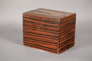 Artist unidentified, “Box”, Maine, 1830–1840, Paint on pine, 8 3/8 x 10 3/8 x 7 in., Collection…