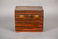 Artist unidentified, “Box”, Maine, 1830–1840, Paint on pine, 8 3/8 x 10 3/8 x 7 in., Collection…