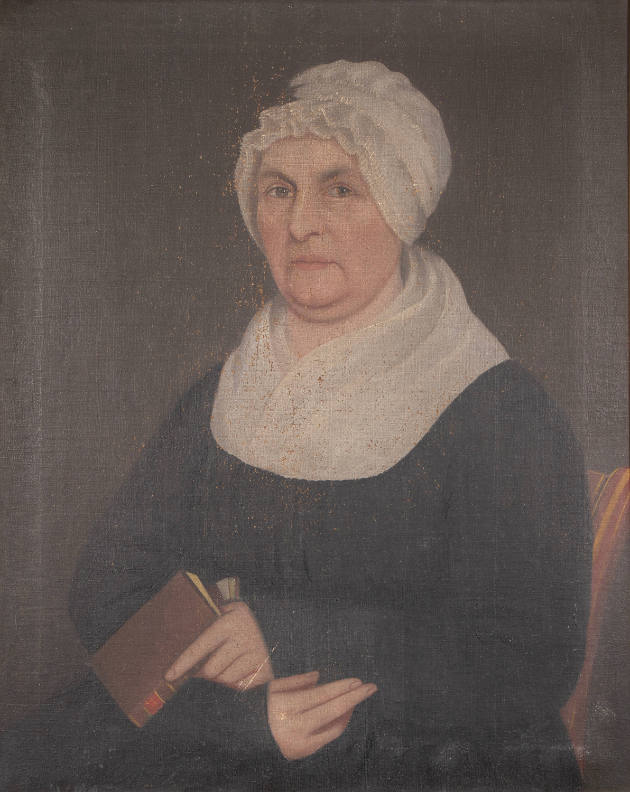 Ammi Phillips, “Anna Maria Magdalene Carver Gebhard”, Claverack, Columbia County, New York, 182…