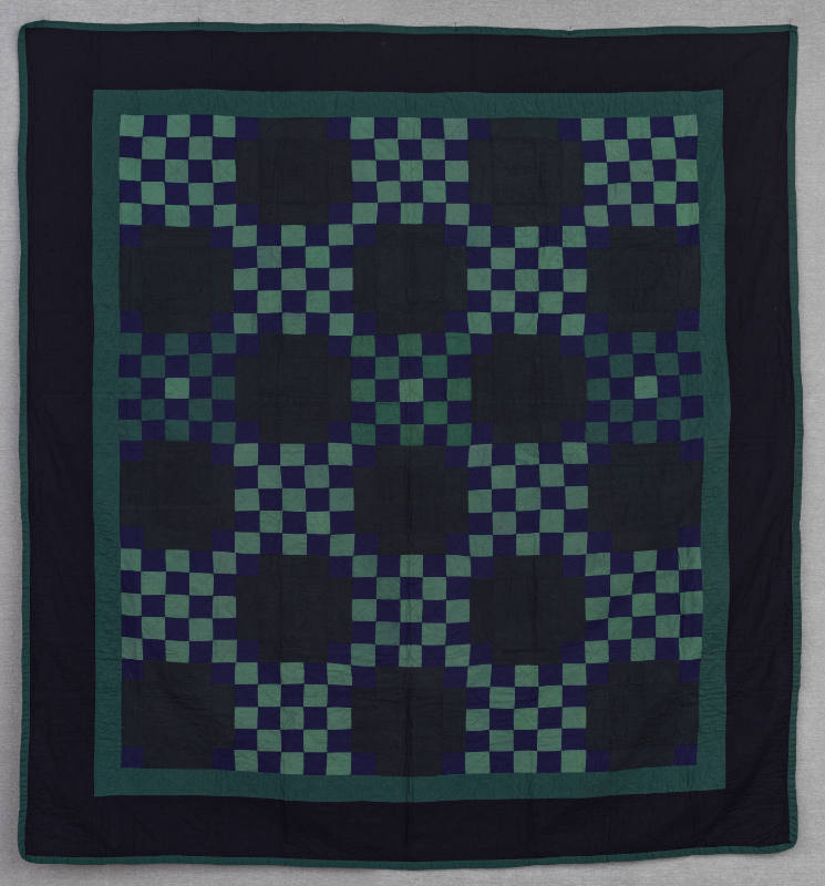 Artist unidentified, “Twenty-Patch,” Ohio or Indiana, 1920 - 1940, Cottons, 79 × 69 1/2in., Col…