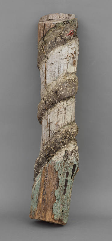  Sam Doyle, “Snake”, Georgia, n.d., Tree stump, nail tongue, 40 × 8 × 8 in., Collection of the …